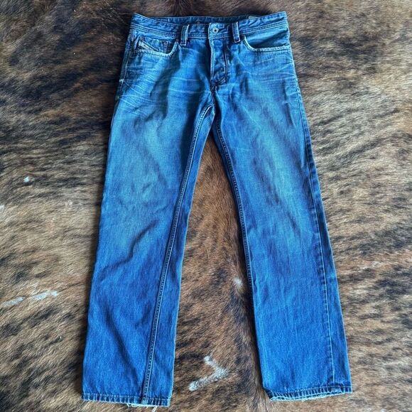 Y2K Diesel Larkee Button Fly Jeans Mens - Picture 1 of 6